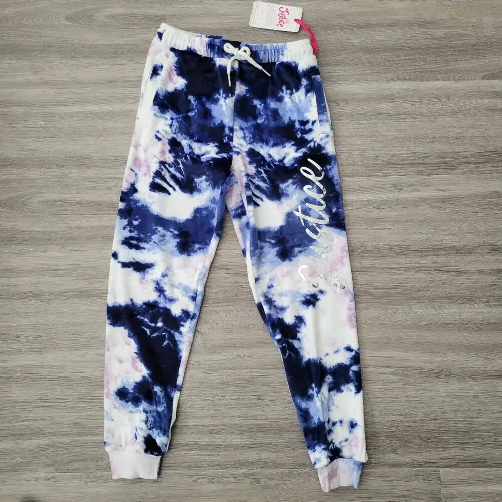 Justice Collection X tie dye joggers size M